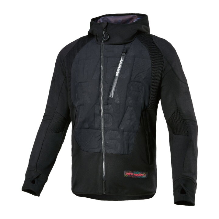 楽天市場】アルパインスターズ MO.ST.EQ HYBRID HOODED(4201824)BLACK 
