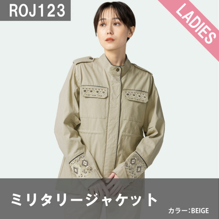 楽天市場】ロッソスタイルラボ ROJ123 ミリタリージャケット KHAKI 