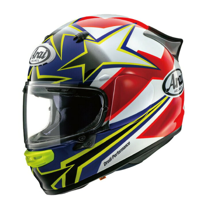 楽天市場】アライ ASTRO-GX STAR&STRIPE YELLOW ヘルメット アストロGX 