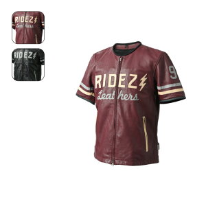 【値下げしました!】ライズ RLSJ16 98S/S 半袖 レザースリーブジャケット バイク レザージャケット ジャケット レザー かっこいい