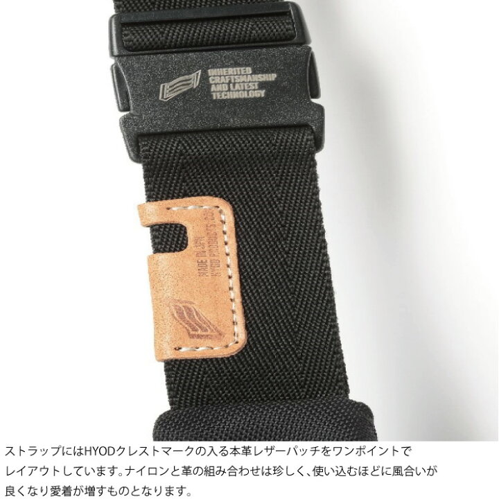 楽天市場】ヒョウドウ HSB003 HYOD DUAL POCKET BODY BAG “Ricasso 