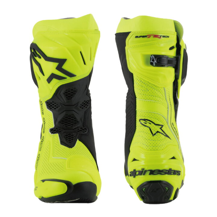 楽天市場】ｱﾙﾊﾟｲﾝｽﾀｰｽﾞ SUPERTECH-R VENTED BOOT(2220121)YE FL/BK(551 