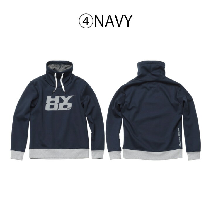 楽天市場】HYOD STU741 WIND BLOCK HI NECK HEAT SWEAT SHIRTS
