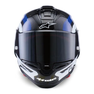 �������K�i �A���p�C���X�^�[�Y SUPERTECH R10 ARIUS HELMET JIS/FIM (8204426) BLACK WHITE BLUE GLOSSY(1647)