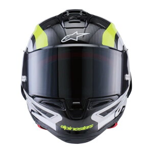 �������K�i �A���p�C���X�^�[�Y SUPERTECH R10 ARIUS HELMET JIS/FIM (8204426) BLACK SILVER YELLOW FLUO GLOSSY(1699)
