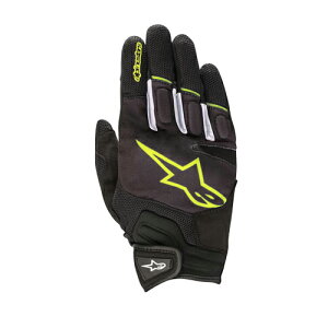 アルパインスターズ アトム グローブ(3574018) ALPINESTARS ATOM GLOVE ブラック/イエローFLUO(155) スマホ対応 バイク グローブ 手袋 スマホ