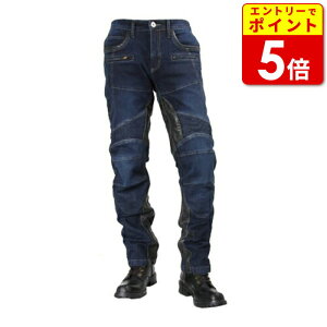 【エントリーで当店P5倍!お買い物マラソン期間中】【DEGNER・デグナー】カップ付きデニムパンツ メンズ DENIM PANTS WITH CUP PROTECTION MENS DP-27 ネイビー バイク ウェア