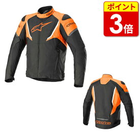 【当店P3倍!お買い物マラソン期間中】アルパインスターズ （3201020）T-JAWS V3 WATERPROOFジャケット FLAMEオレンジ/ブラック(4021) 防水 スポーツ・ツーリング 秋冬 バイク ウェア