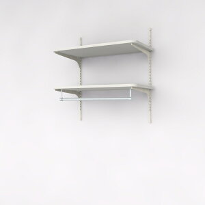 クローゼット収納棚 幅60cm 80cm 奥行 30cm 南海プライウッド 可動棚板セット DIY レール セット 自在棚 可動棚 可動式 アームハング棚柱SS アートランバー クロゼット収納 クローゼット収納 ワー