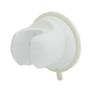 カクダイ(KAKUDAI) 吸盤式シャワーフック ホワイト 353-586 超強力吸着 取付けワンタッチ