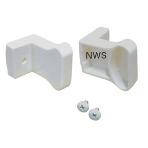 YKKap 引手ホルダー HH-N-0019 2個入 YW:ホワイト 浴室 折戸 引手 ユニットバス 浴室扉 折り戸 部品 タオル掛け 手掛け バー 取替 交換 部品 修理