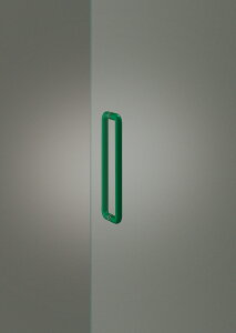 在庫確認可 ユニオン 直送 G500-53-092-L455 建築用金物 アーキズム ドアハンドル 押し棒 アクリル グリーン 1セット(内外) L455