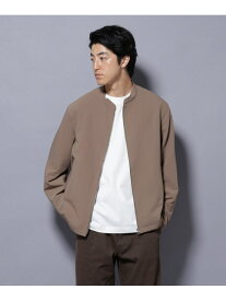 【SALE／30%OFF】TR シングルライダースブルゾン NANO universe ナノユニバース ジャケット・アウター ブルゾン・ジャンパー ブラック ベージュ グレー【RBA_E】【送料無料】[Rakuten Fashion]