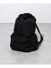 「ESSENTIAL LINE 」3PKドロストリュック NANO universe ナノユニバース バッグ その他のバッグ グレー ブラック【送料無料】[Rakuten Fashion]