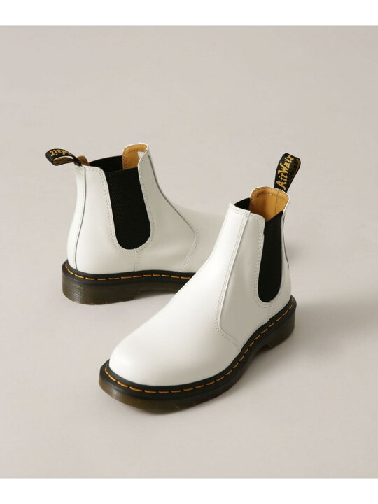 楽天市場 Chelsea Boot サイドゴアブーツ Dr Martens ナノユニバース シューズ ロングブーツ ホワイト 送料無料 Rakuten Fashion Nano Universe