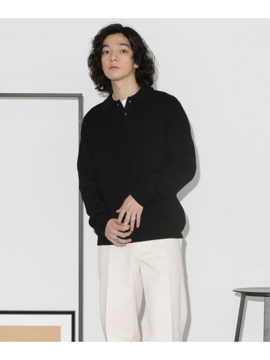楽天市場】【SALE／70%OFF】ウールミックス両畔スキッパーポロニット 