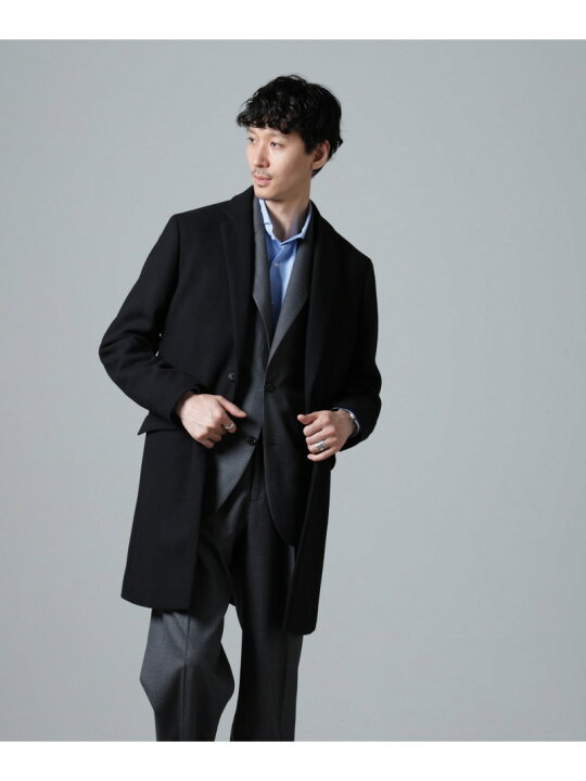 楽天市場】【SALE／50%OFF】ウールブレンドメルトンチェスターコート 