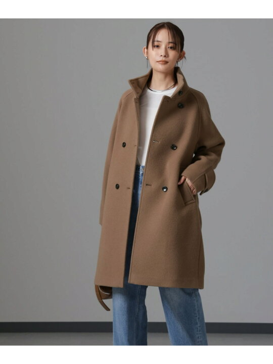 楽天市場】【SALE／30%OFF】PECOLAMBウールカシミヤスタンドカラー 