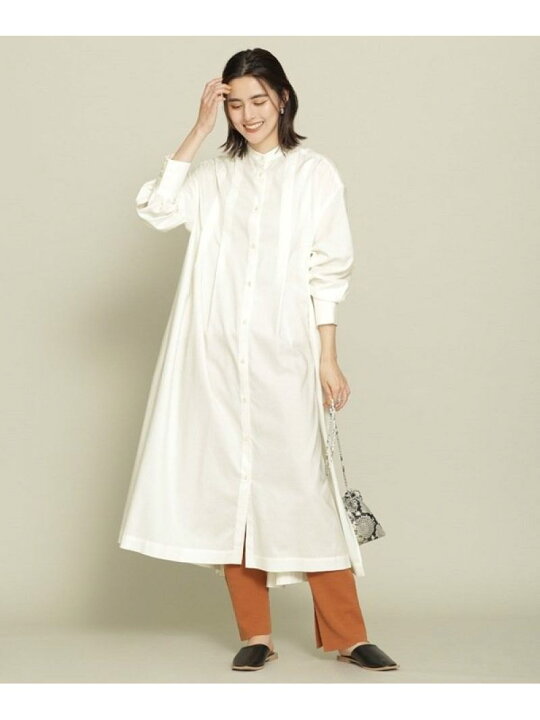 楽天市場】【SALE／50%OFF】タックシャツワンピース 長袖 NANO 