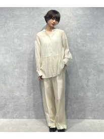 【SALE／30%OFF】＜追加生産＞シャイニーサテンイージーパンツ NANO universe ナノユニバース パンツ その他のパンツ ブルー ブラック ホワイト【RBA_E】【送料無料】[Rakuten Fashion]