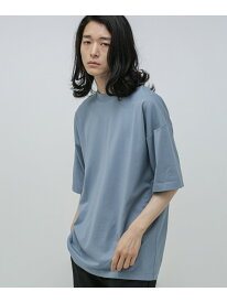 【SALE／30%OFF】Anti Soaked 汗染み防止 クルービッグTシャツ NANO universe ナノユニバース トップス カットソー・Tシャツ ブルー カーキグリーン ホワイト グレー ブラック【RBA_E】【送料無料】[Rakuten Fashion]