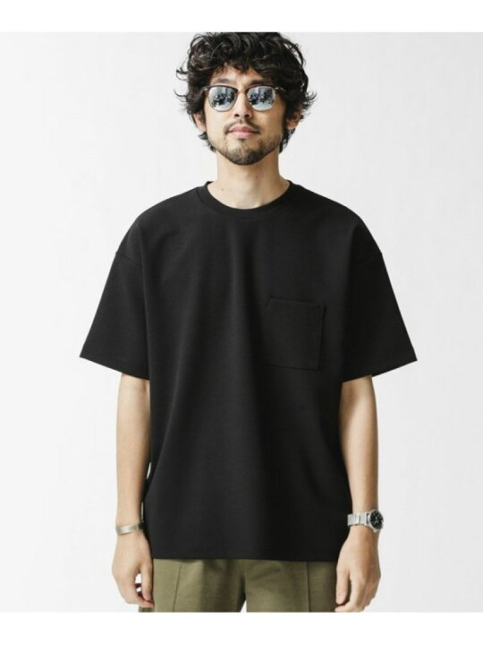 楽天市場 Sale 50 Off 梨地ダンボールtシャツ Nano Universe ナノユニバース カットソー Tシャツ ブラック ホワイト ベージュ Rba E Rakuten Fashion Nano Universe