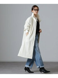 【SALE／20%OFF】撥水加工・機能中綿 ジップアップリブロングコート NANO universe ナノユニバース ジャケット・アウター その他のジャケット・アウター ホワイト ブラック カーキグリーン【RBA_E】【送料無料】[Rakuten Fashion]