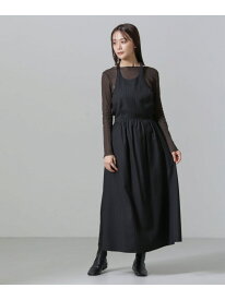 【SALE／65%OFF】ホルターネックワンピース NANO universe ナノユニバース ワンピース・ドレス ワンピース グレー ブラック【RBA_E】【送料無料】[Rakuten Fashion]