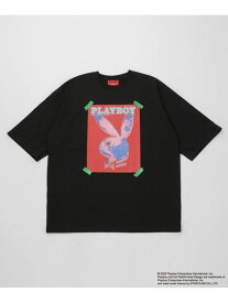 【SALE／50%OFF】LB.03/「PLAYBOY別注」Andy Warhol Tシャツ NANO universe ナノユニバース トップス カットソー・Tシャツ ブラック ホワイト【RBA_E】[Rakuten Fashion]