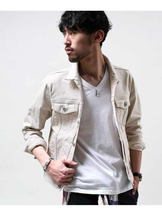 楽天市場】ライクラ混スキニーカラーGジャン NANO universe ナノ 