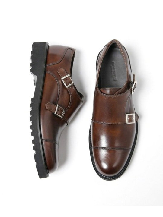 楽天市場】【SALE／80%OFF】Vibramソール イタリア製ダブルモンク 