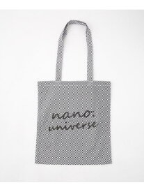 【SALE／20%OFF】nano.ロゴトートバッグ NANO universe ナノユニバース バッグ その他のバッグ ホワイト ピンク【RBA_E】[Rakuten Fashion]