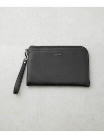 フェイクレザークラッチバッグ NANO universe ナノユニバース バッグ その他のバッグ ブラック【送料無料】[Rakuten Fashion]