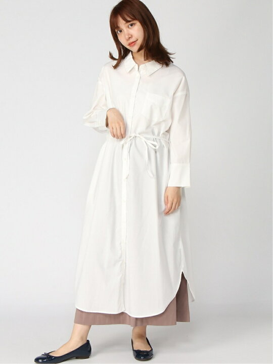 楽天市場】【SALE／50%OFF】ロングシャツワンピース NANO universe 