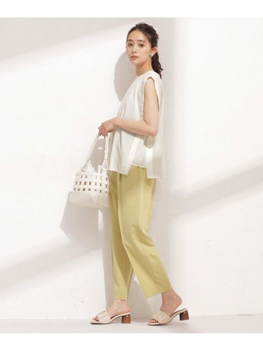 楽天市場】【SALE／40%OFF】ストライプスクエアブラウス ノースリーブ 