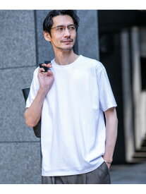 Anti Soaked(R) 汗染み防止 ライトウェイト 5.6oz ミドルシルエットTシャツ NANO universe ナノユニバース トップス カットソー・Tシャツ ホワイト グレー ピンク ブルー ワインレッド【送料無料】[Rakuten Fashion]