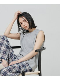 Anti Soaked(R) 汗染み防止ノースリーブTシャツ NANO universe ナノユニバース トップス カットソー・Tシャツ グレー ブラック ホワイト【送料無料】[Rakuten Fashion]