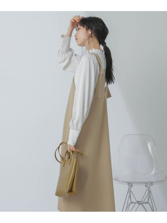 楽天市場】【SALE／20%OFF】前後2wayベルトストラップワンピース NANO 