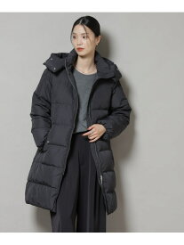 撥水加工 フードロングダウンコート NANO universe ナノユニバース ジャケット・アウター ダウンジャケット・ダウンベスト グレー ブラック ブラウン【送料無料】[Rakuten Fashion]