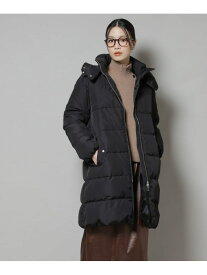 【SALE／20%OFF】撥水加工 フードロングダウンコート NANO universe ナノユニバース ジャケット・アウター ダウンジャケット・ダウンベスト グレー ブラック ブラウン【RBA_E】【送料無料】[Rakuten Fashion]