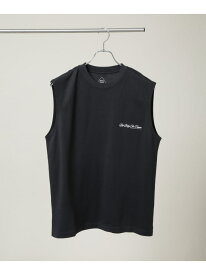 Anti Soaked(R) 汗染み防止 BIG BABY ICE CREAM #3 NANO universe ナノユニバース トップス カットソー・Tシャツ ブラック ホワイト【送料無料】[Rakuten Fashion]