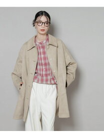 【SALE／20%OFF】フェイクスエードAラインミドルコート NANO universe ナノユニバース ジャケット・アウター その他のジャケット・アウター ベージュ ブラック【RBA_E】【送料無料】[Rakuten Fashion]