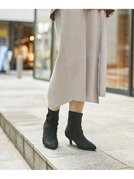 楽天市場 Sale 50 Off ベロア調ストレッチショートブーツ Nano Universe ナノユニバース シューズ ロングブーツ ブラック ブラウン Rba E 送料無料 Rakuten Fashion Nano Universe