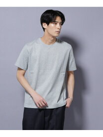 Anti Soaked(R) 汗染み防止 クルーネック レギュラーシルエットTシャツ NANO universe ナノユニバース トップス カットソー・Tシャツ グレー ホワイト ブルー ブラック【送料無料】[Rakuten Fashion]