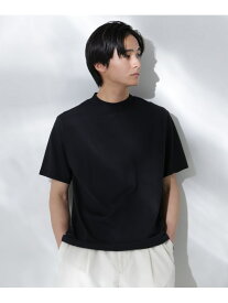 【SALE／10%OFF】Anti Soaked(R) 汗染み防止 モックネックレギュラーシルエットTシャツ NANO universe ナノユニバース トップス カットソー・Tシャツ グレー ブラック ホワイト ブルー【RBA_E】【送料無料】[Rakuten Fashion]