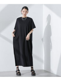 【SALE／30%OFF】Anti Smellスムースシルケットワイドワンピース NANO universe ナノユニバース ワンピース・ドレス ワンピース ベージュ ホワイト ブラック【RBA_E】【送料無料】[Rakuten Fashion]