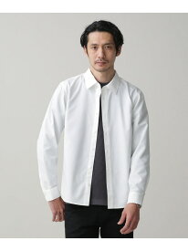 【SALE／80%OFF】LB.04/スタンダードレギュラーカラーシャツ/長袖 NANO universe ナノユニバース トップス シャツ・ブラウス ホワイト グレー ブラック【RBA_E】[Rakuten Fashion]