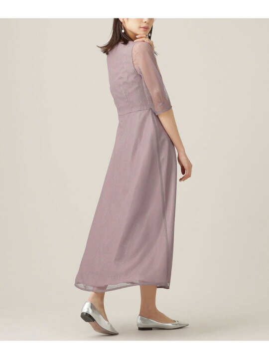 楽天市場】Kaene/メロンチュールシアードレス 半袖 NANO universe ナノ  