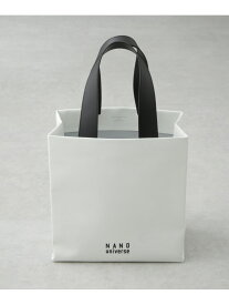 UNKNOWN PRODUCTS/別注 Leather Paper Bag NANO universe ナノユニバース バッグ その他のバッグ ホワイト【送料無料】[Rakuten Fashion]