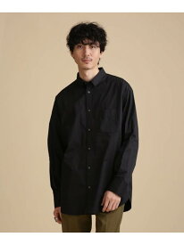 【SALE／56%OFF】LB.03/ツイルレギュラーカラーリラックスシャツ NANO universe ナノユニバース トップス シャツ・ブラウス ネイビー ホワイト ブラック【RBA_E】【送料無料】[Rakuten Fashion]